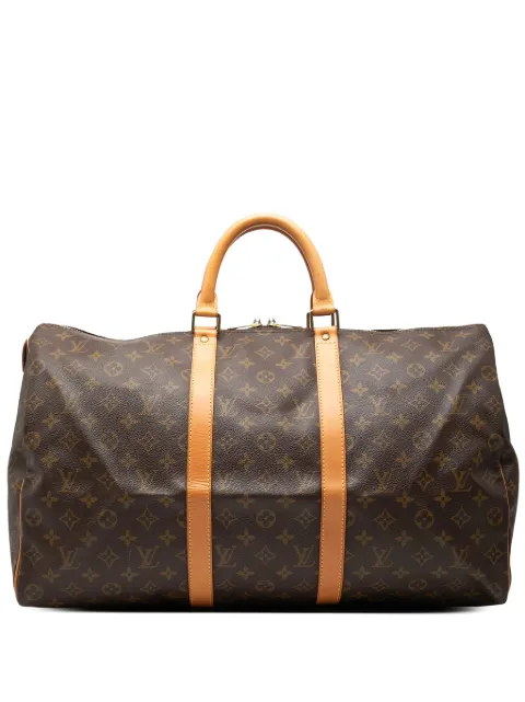 Louis Vuitton Pre-Owned bolsa de viaje Monogram Keepall 50 1993
