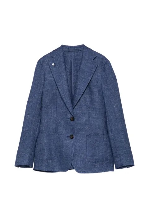 L.B.M. 1911 marl-effect patch-pocket blazer
