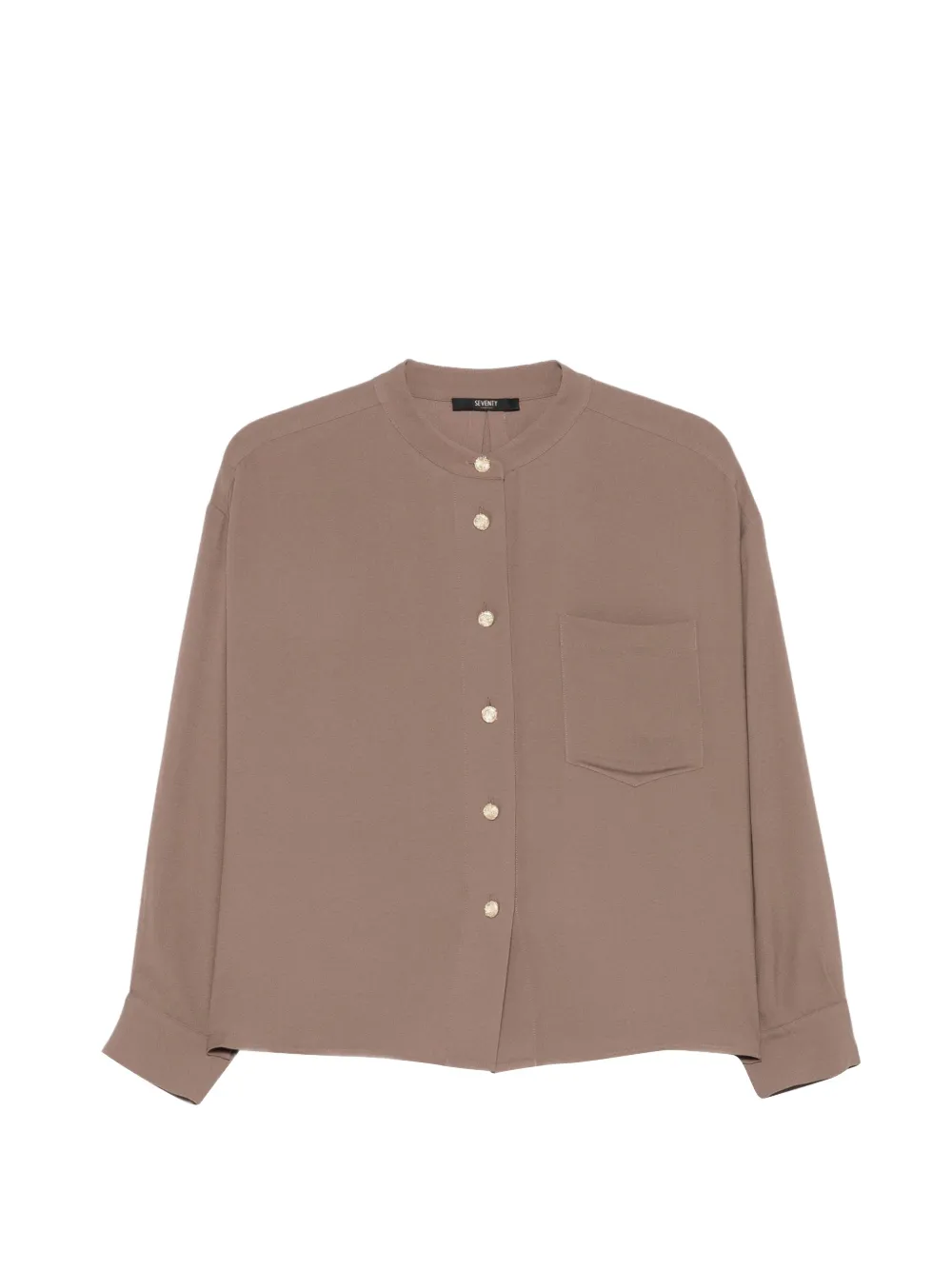 Seventy Camicia con taschino e bottoni - Toni neutri