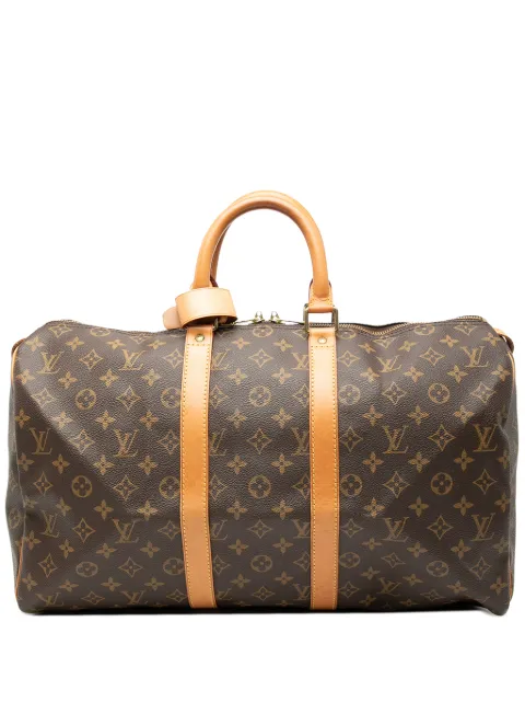Louis Vuitton Pre-Owned bolsa de viaje Monogram Keepall 45 1995