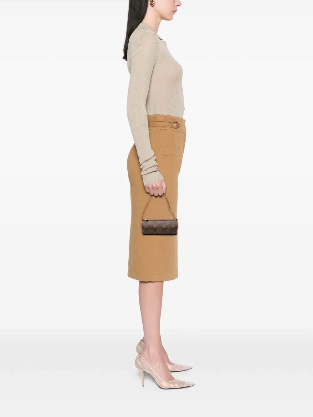1990-2010 Monogram Papillon Pochette Handbag