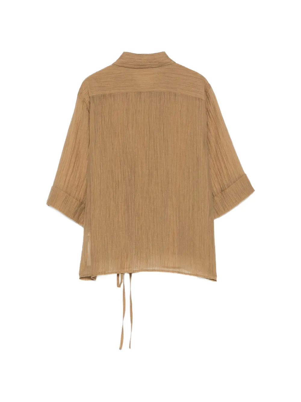  Seventy Tie-waist Shirt - Brown 