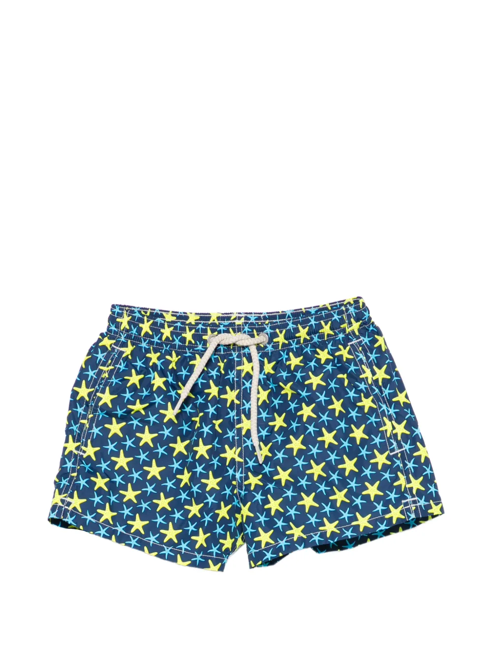 MC2 Saint Barth Kids Jean Lighting starfish-print swim shorts - Blu