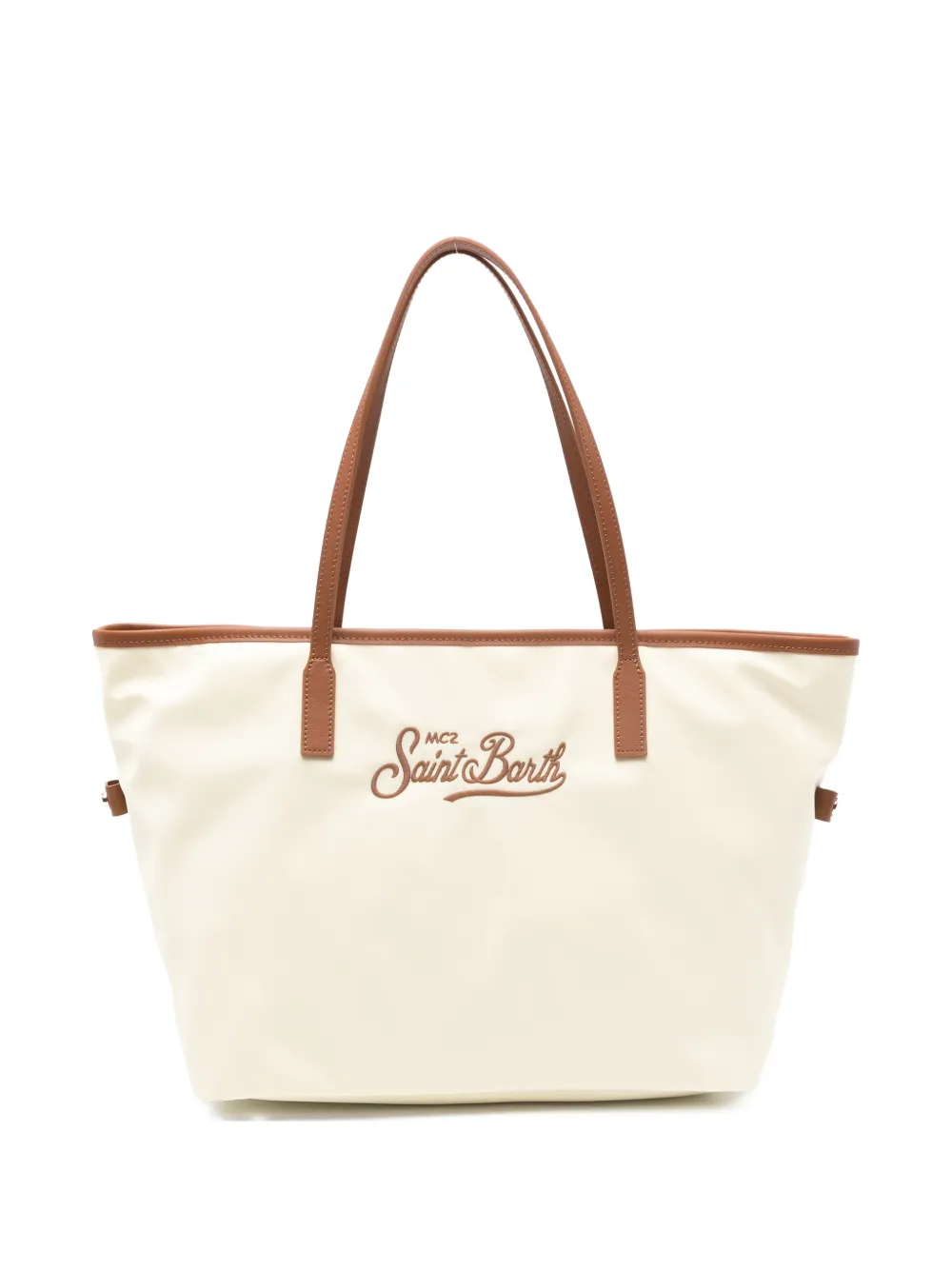 MC2 Saint Barth City embroidered-logo tote bag - Toni neutri
