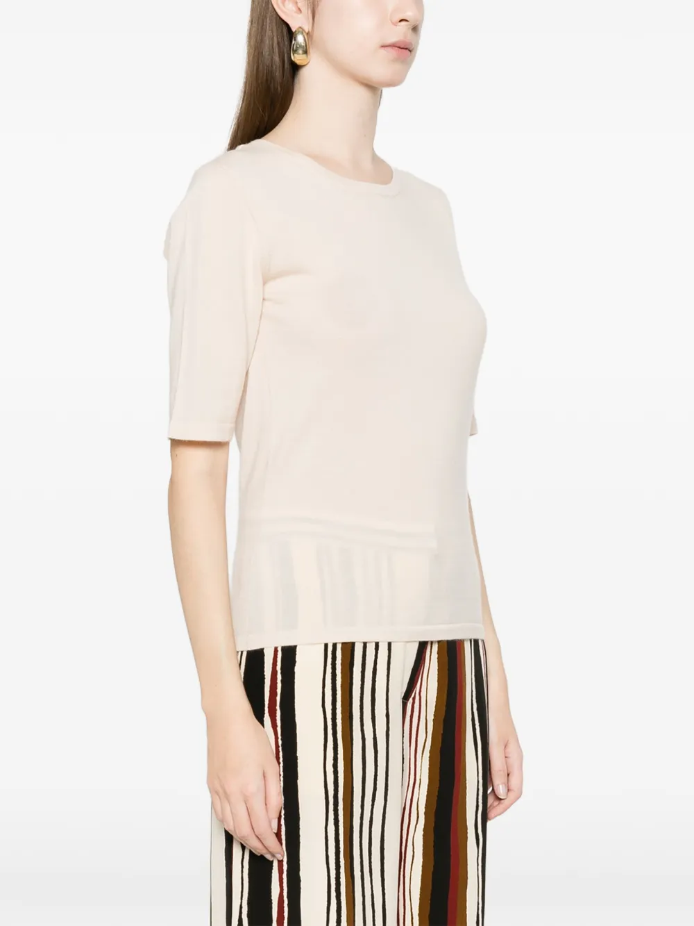 Soft Goat T-shirt Beige