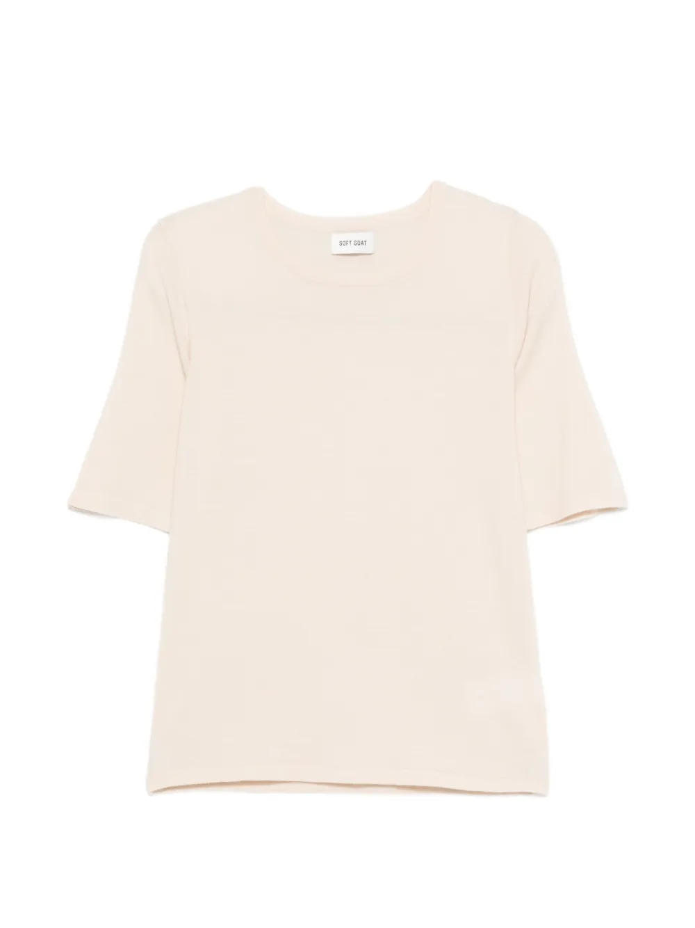 Soft Goat short-sleeve T-shirt - Toni neutri