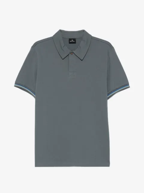 Paul Smith striped-detail polo shirt