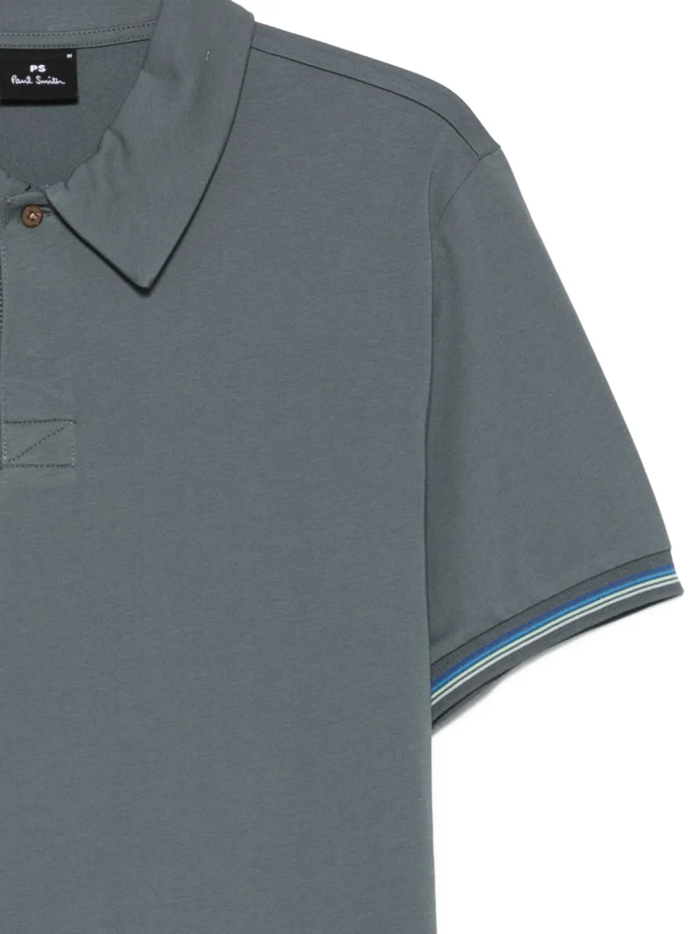 Paul Smith Poloshirt met gestreept detail Blauw