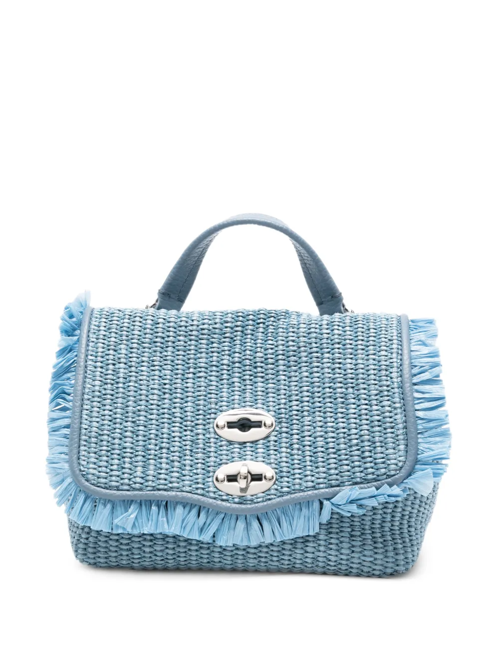 Zanellato baby Postina fringed tote bag - Blu