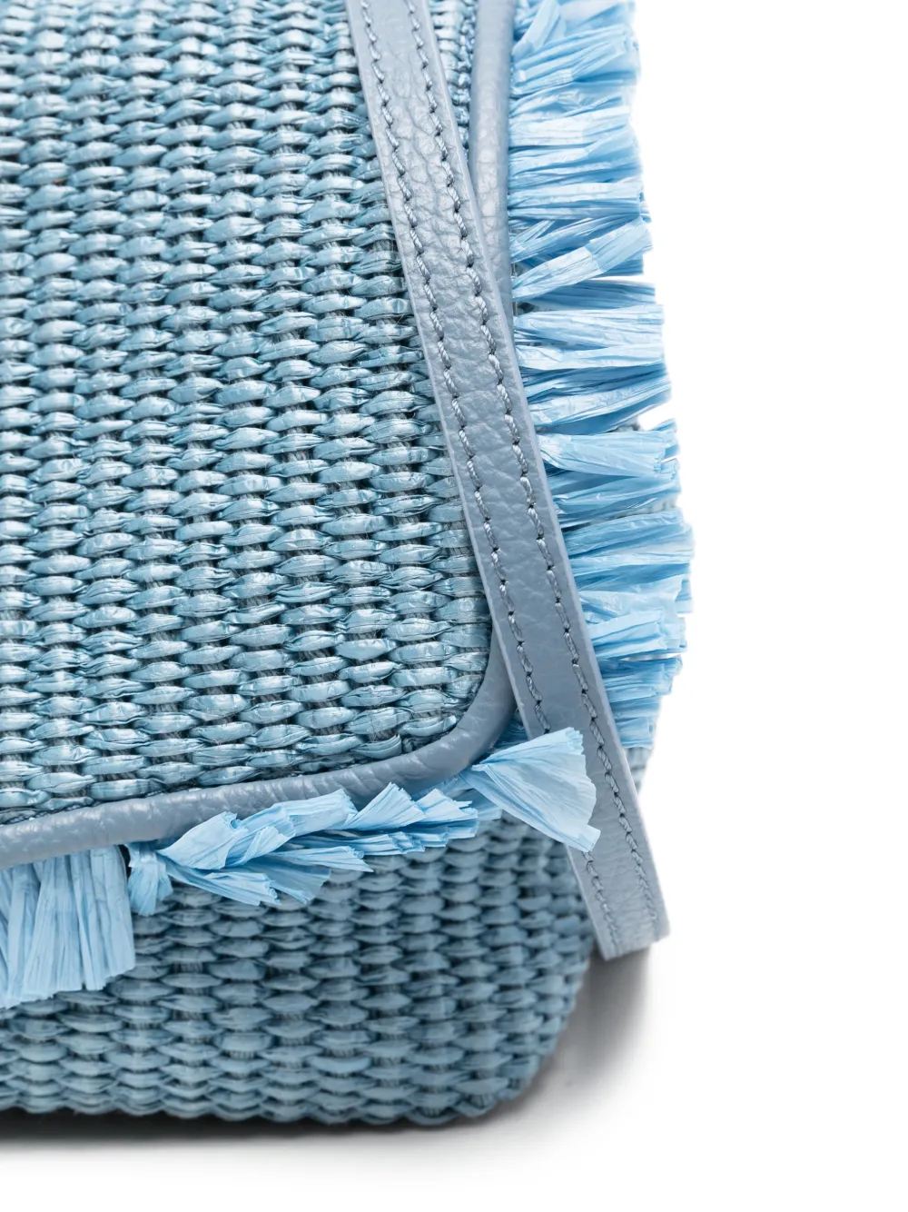 Zanellato Baby Postina shopper met franje Blauw