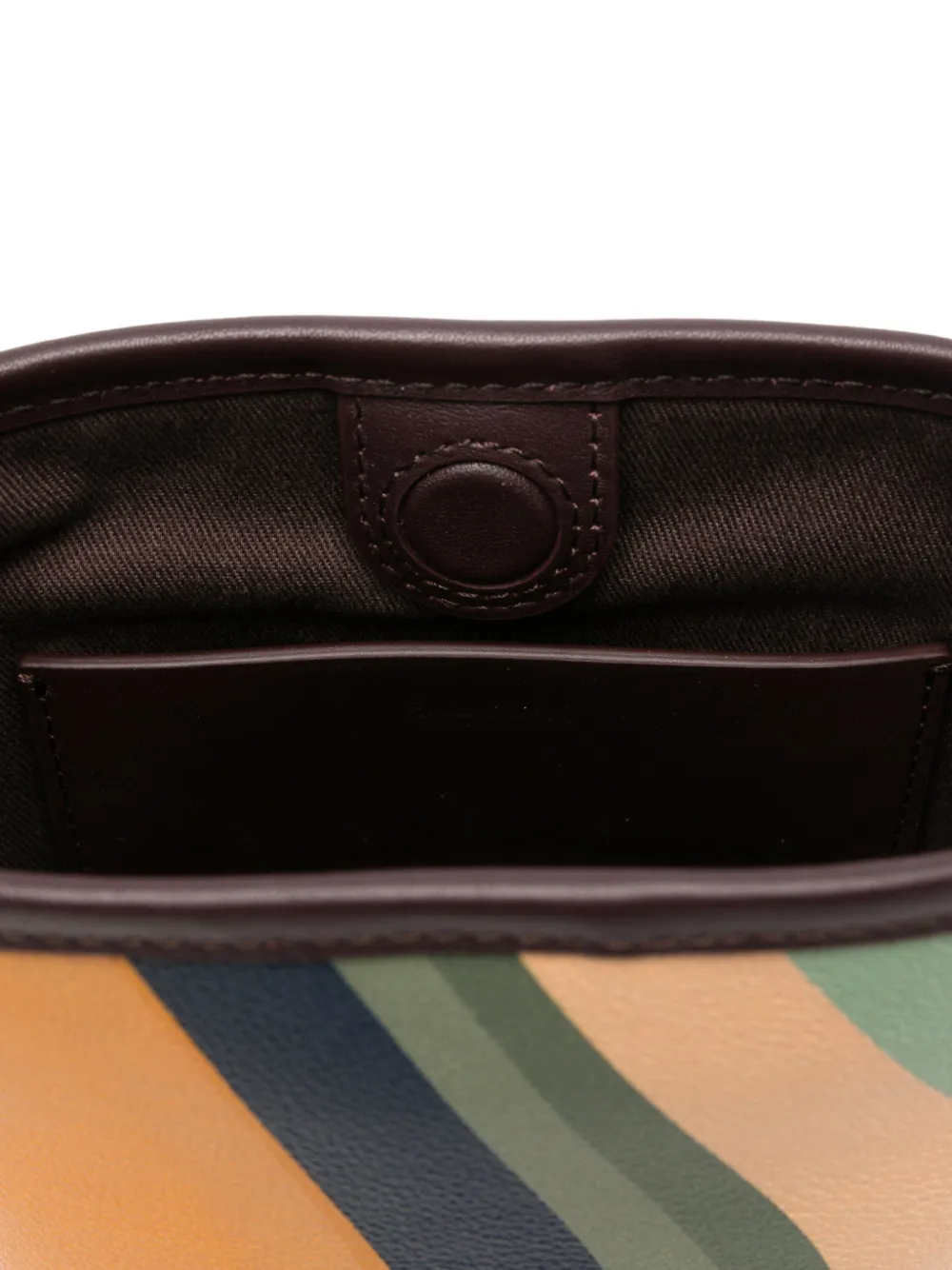 Paul Smith Gestreepte mini bucket-tas Beige
