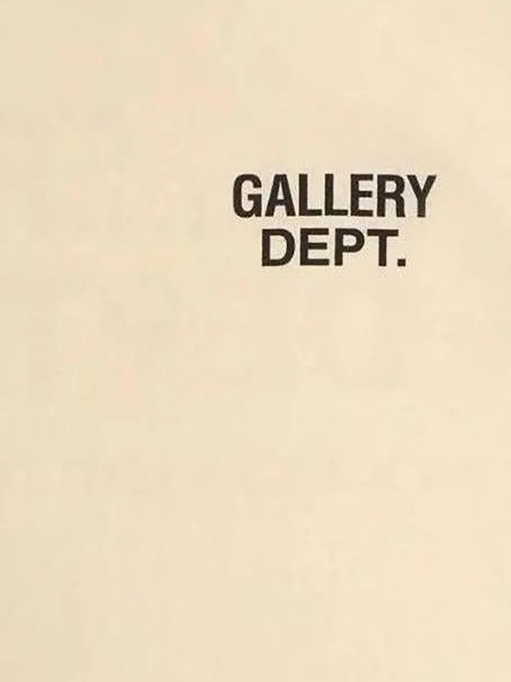 GALLERY DEPT. Souvenir T-shirt Beige
