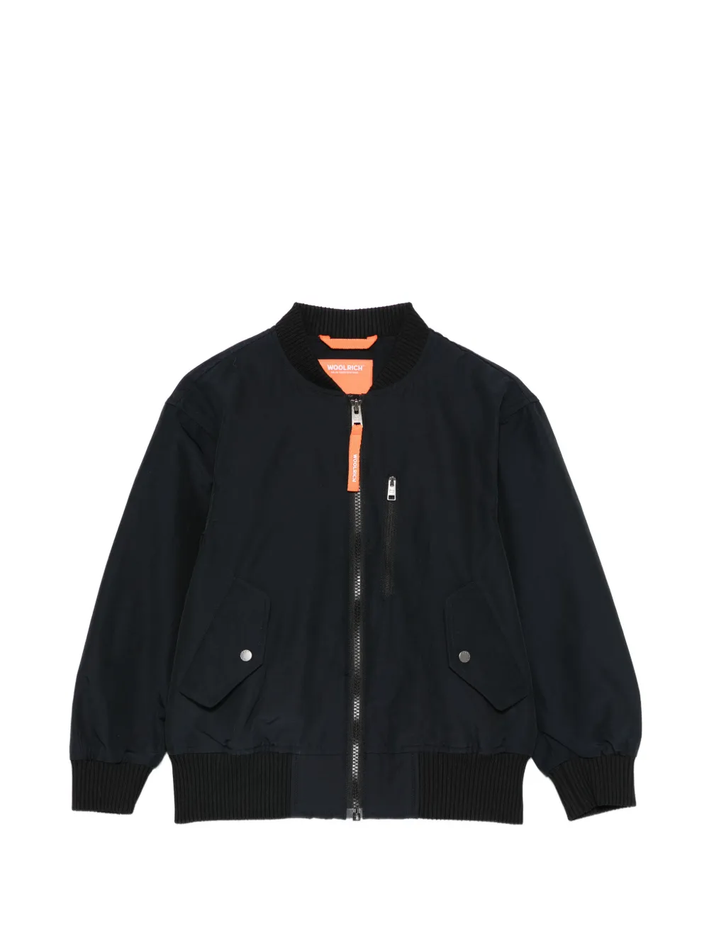Woolrich Kids Ramar zip-up bomber jacket - Blu