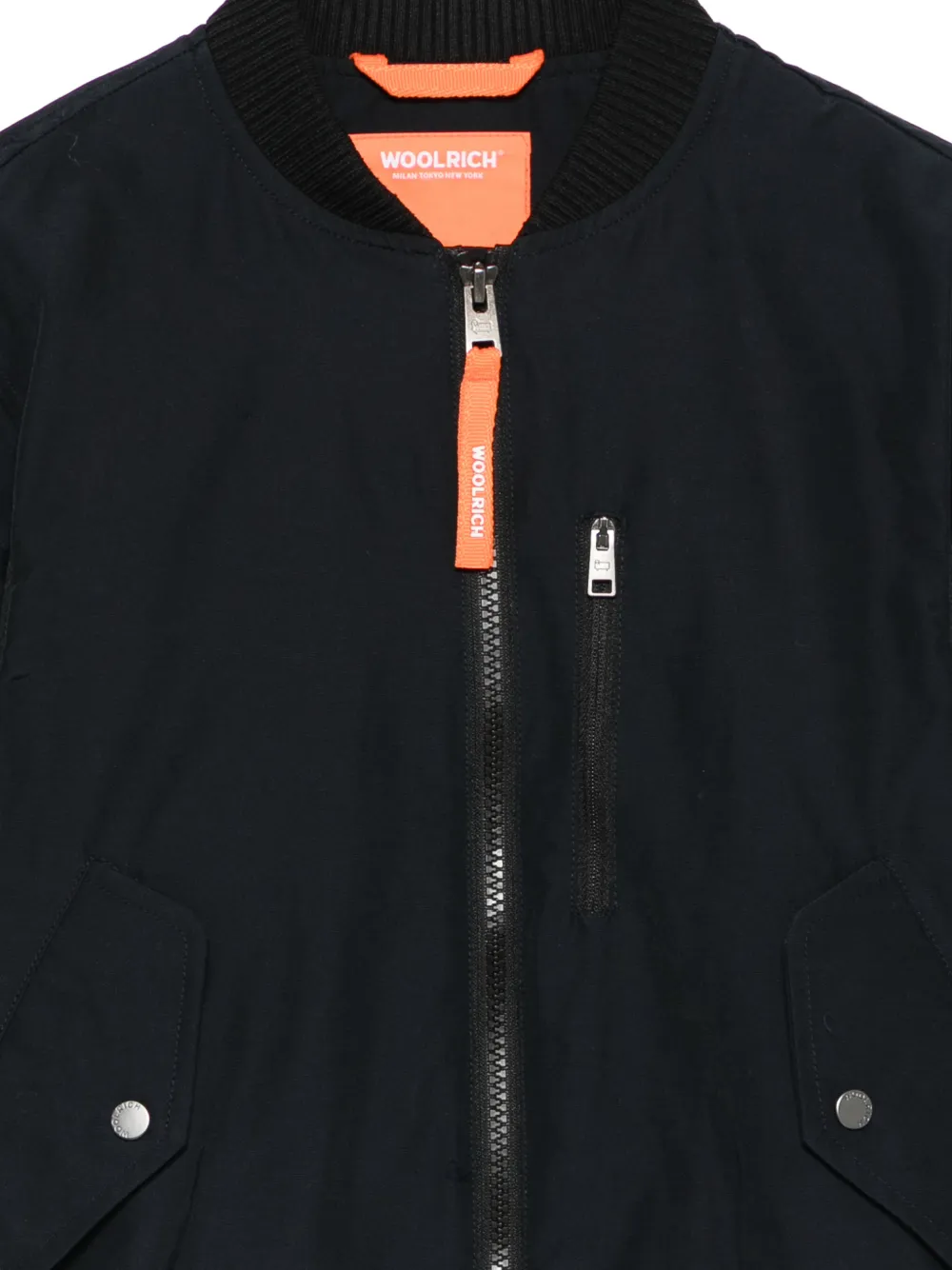 Woolrich Kids Ramar Zip-up Bomber Jacket - Blue 