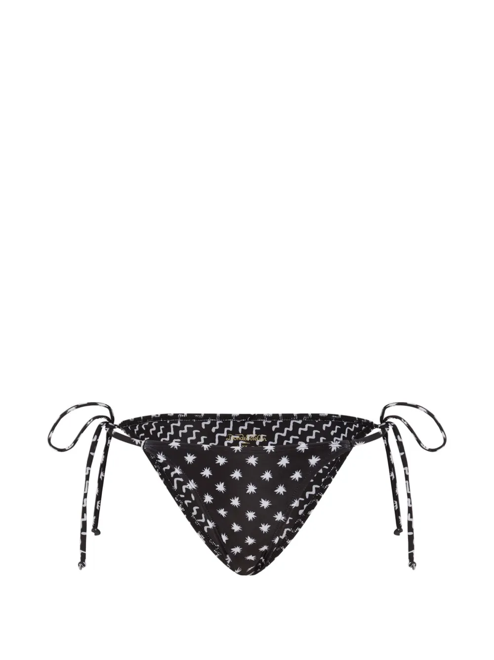Donde Esteban star-print side-tie bikini bottoms - Nero