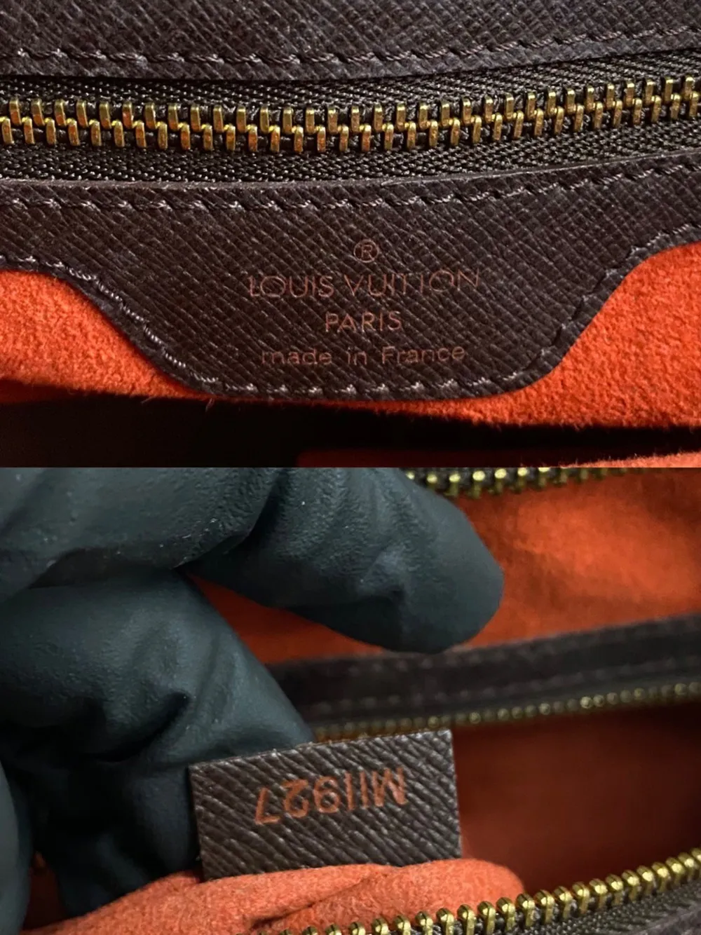 1997 Damier Ebene Venice Sac Plat Tote Bag
