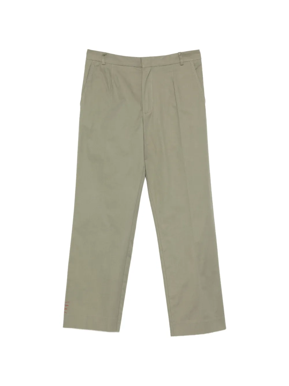 AMARANTO pleated trousers - Verde