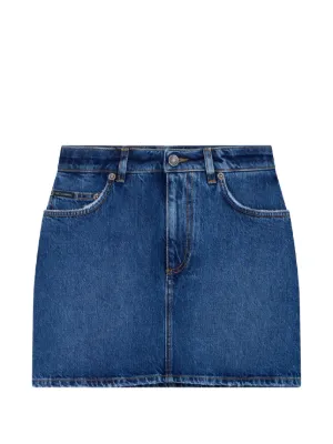 Givenchy サイドスリット ストレートスカート | ブルー | FARFETCH JP