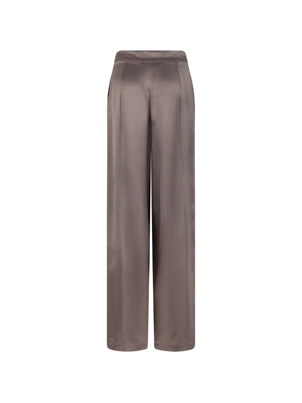 Emporio Armani Broek met wijde pijpen Grijs