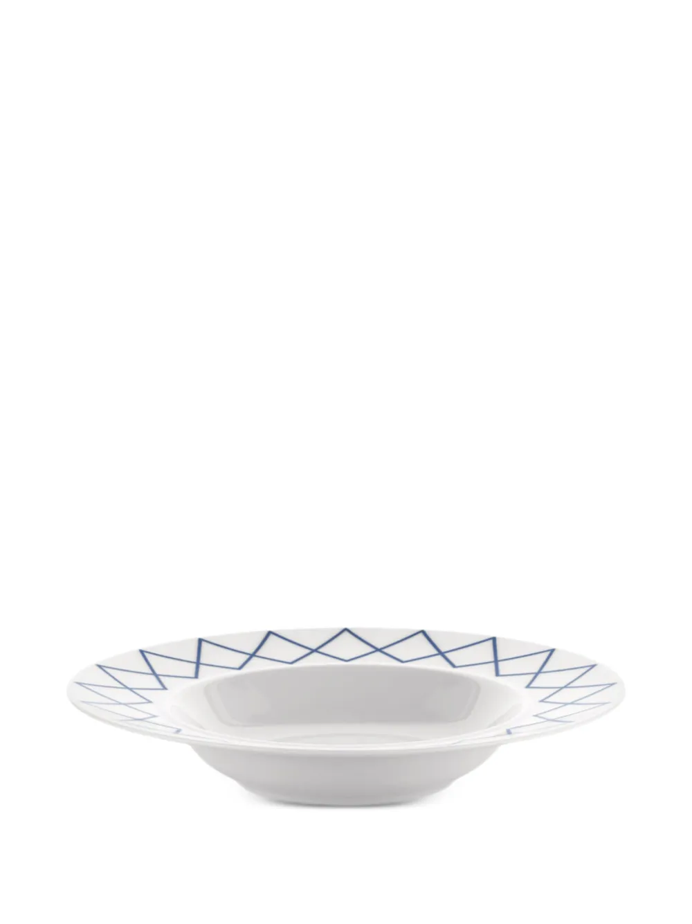 Alessi Piatti My Beaut China con motivo geometrico (4 pezzi) - Bianco