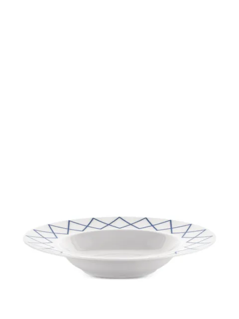 Alessi  My Beaut China geometric-pattern platter (set of four)