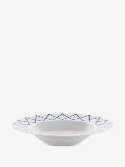 Alessi My Beaut China geometric-pattern platter (set of four)
