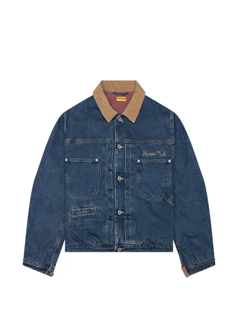 Human Made corduroy collar denim jacket