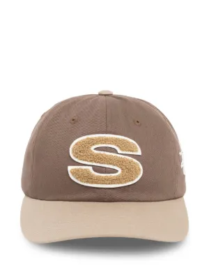 Stüssy Mid-Depth Workgear Waxed Snapback キャップ | ブラウン
