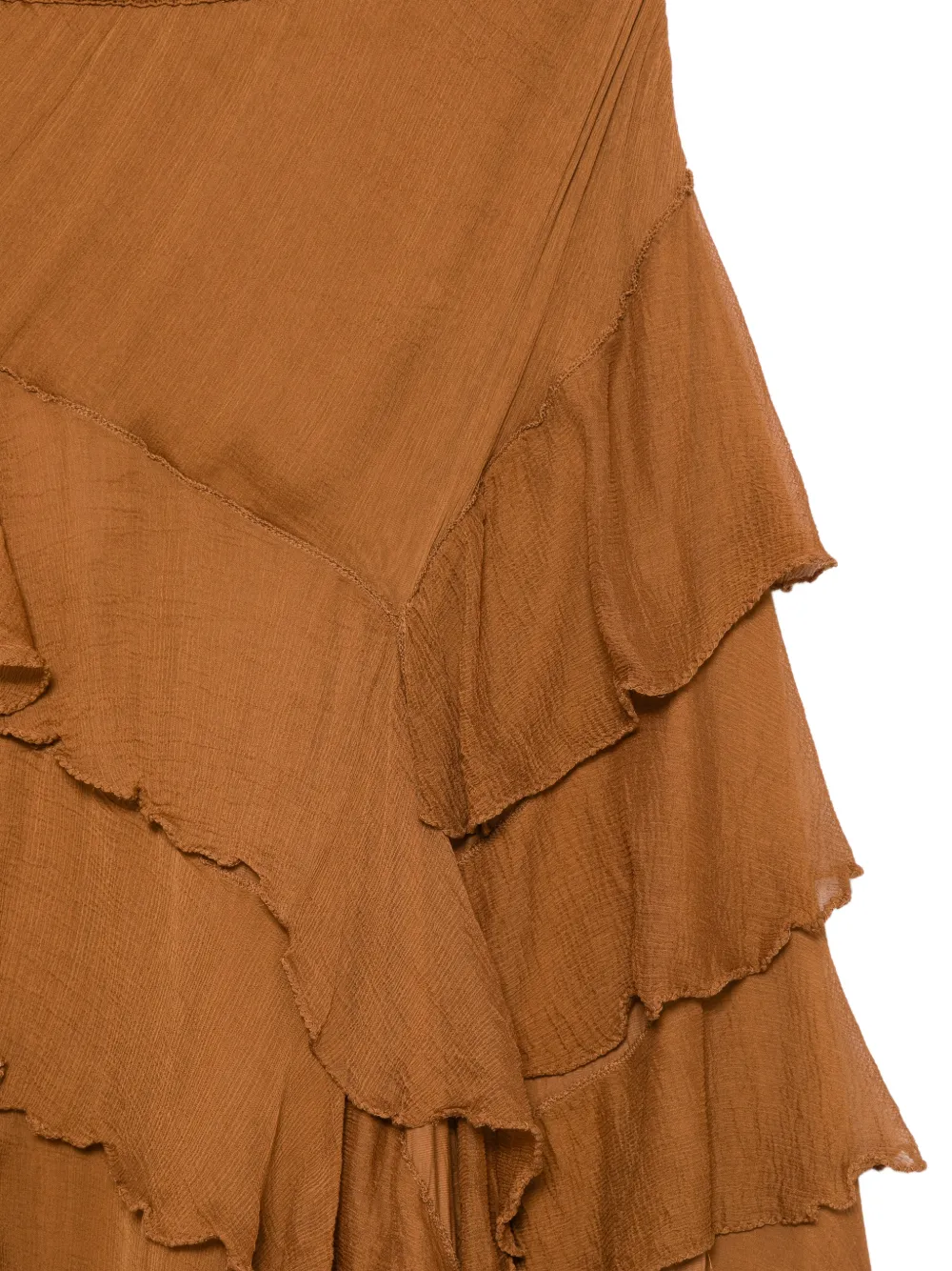  Mes Demoiselles Ruffled Skirt - Brown 