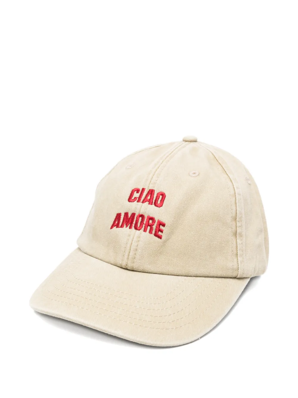 Giada Benincasa embroidered baseball cap - Toni neutri