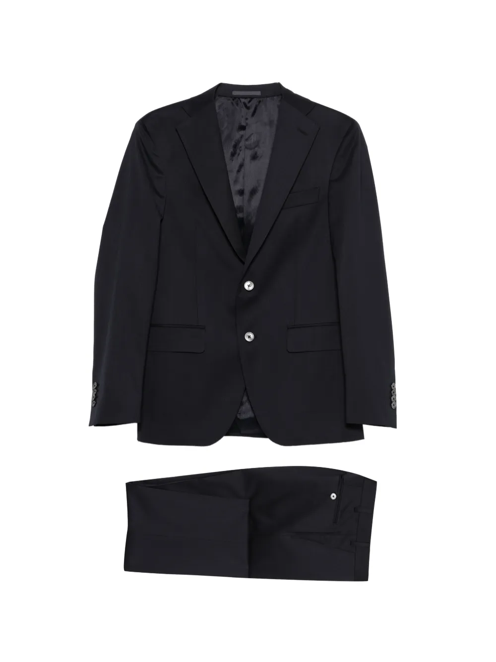 Cenere GB buttoned suit - Blu