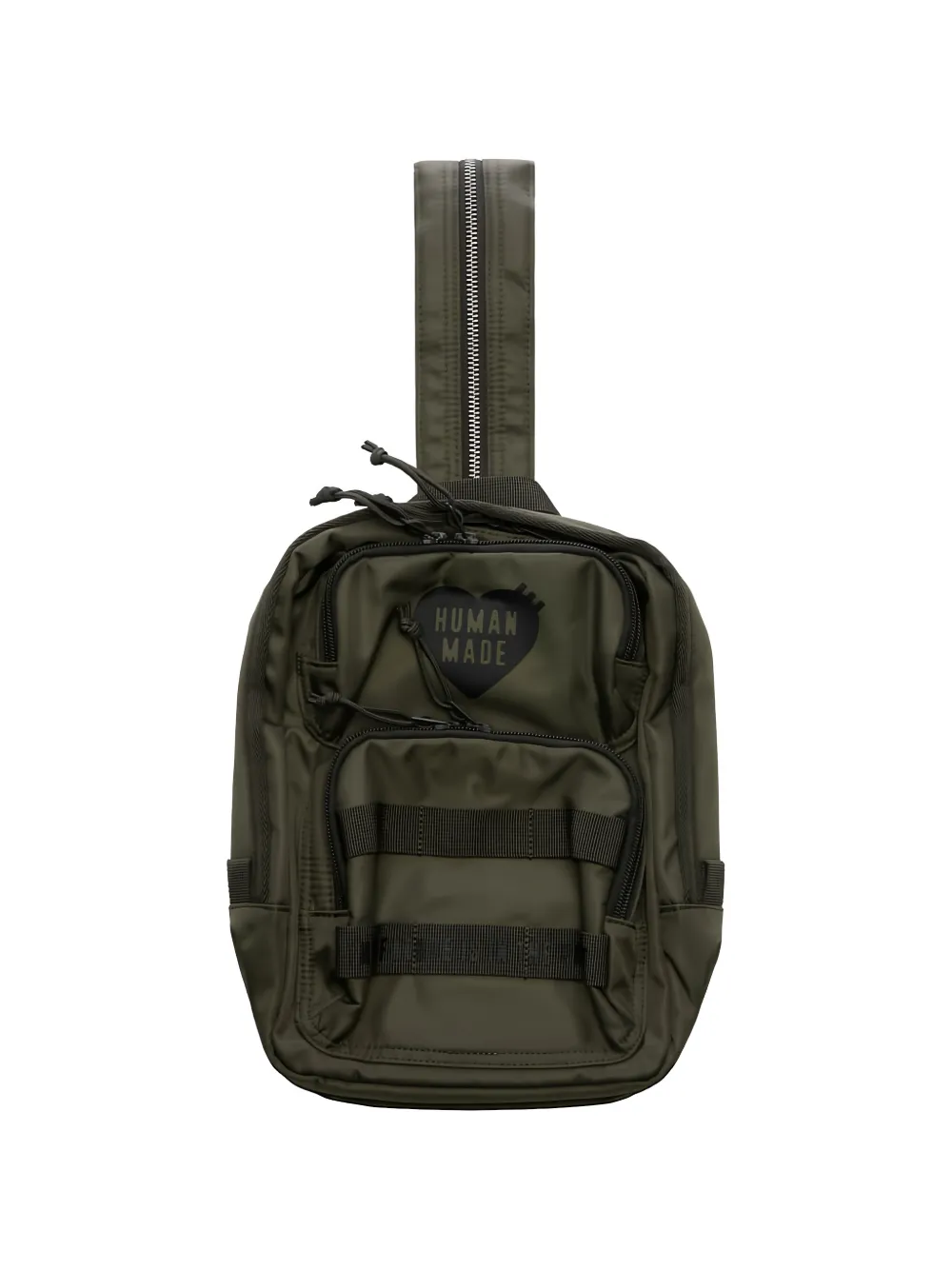 Human Made zip one backpack - Verde