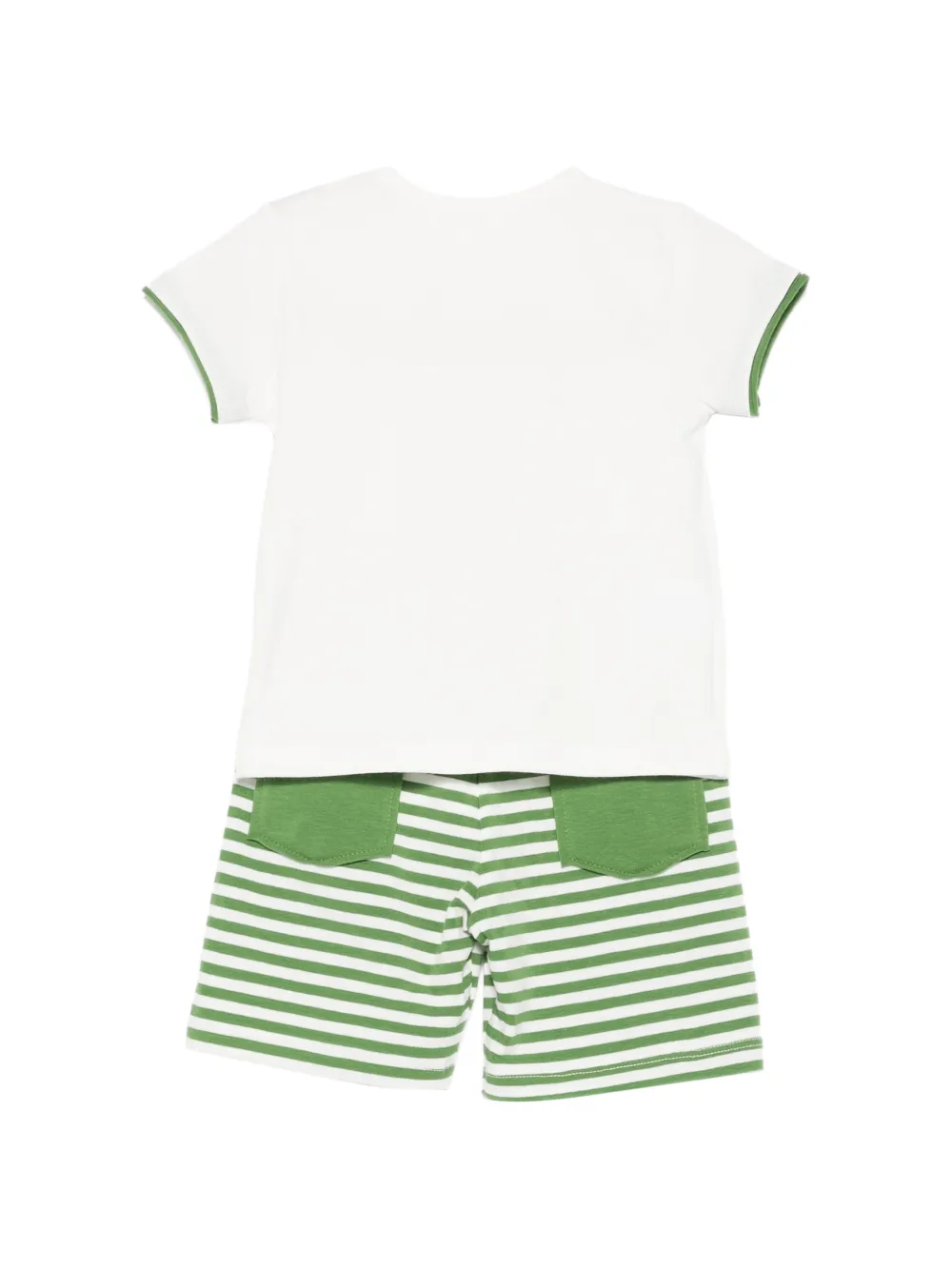  Lalalu Striped Dress - Green 