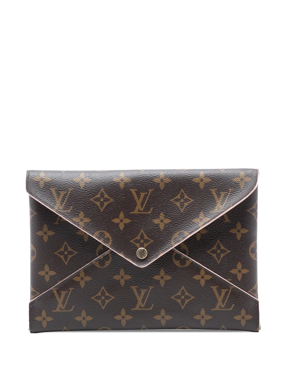 Louis Vuitton Pre-Owned 2019 Monogram Pochette Kirigami GM clutch bag - Marrone
