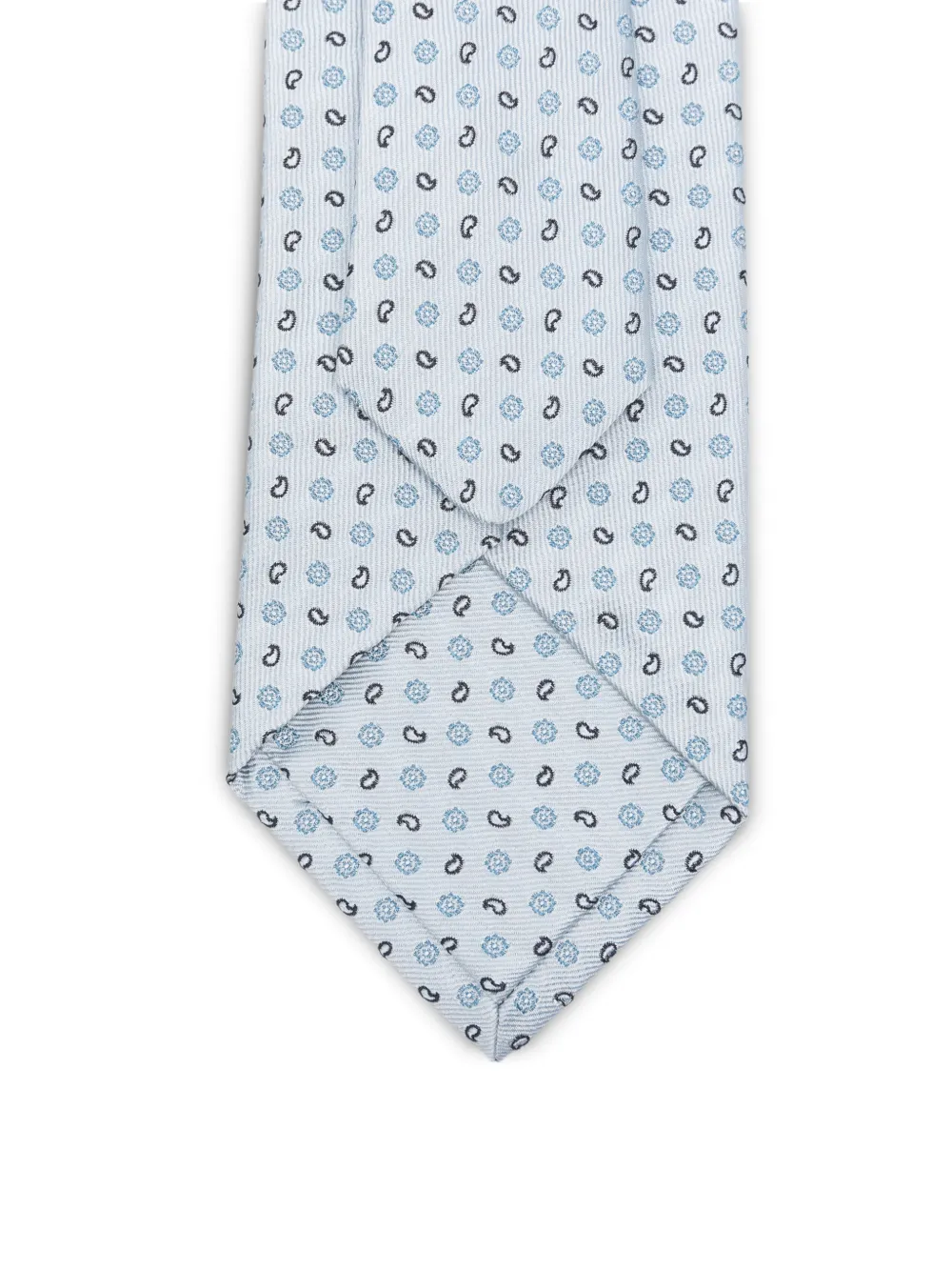  Borrelli Corbata Con Motivo - Azul 