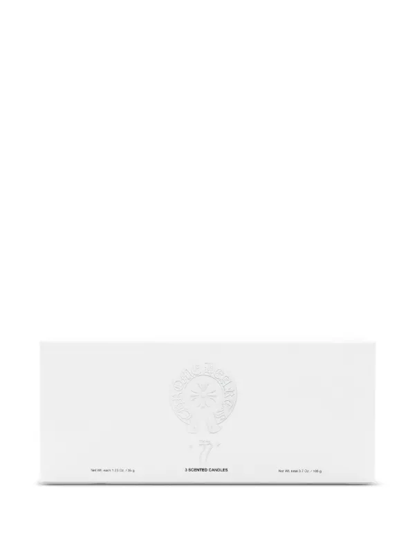 Chrome Hearts Scented Candle Set (set Of three) | White | FARFETCH