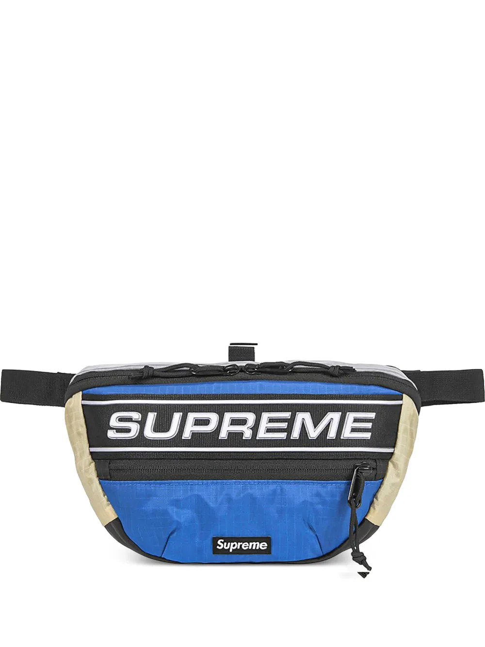 Supreme logo waist bag - Blu