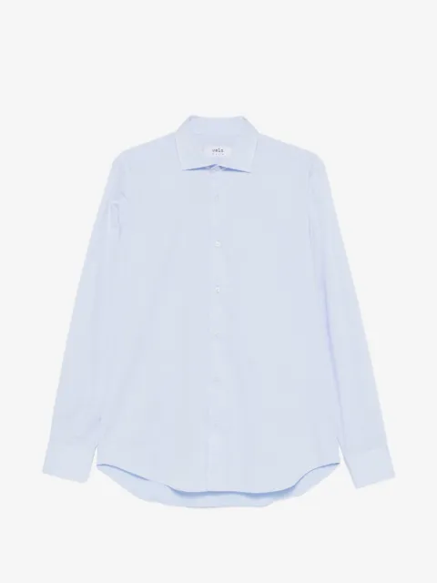VELA SHOP long-sleeve spread-collar shirt