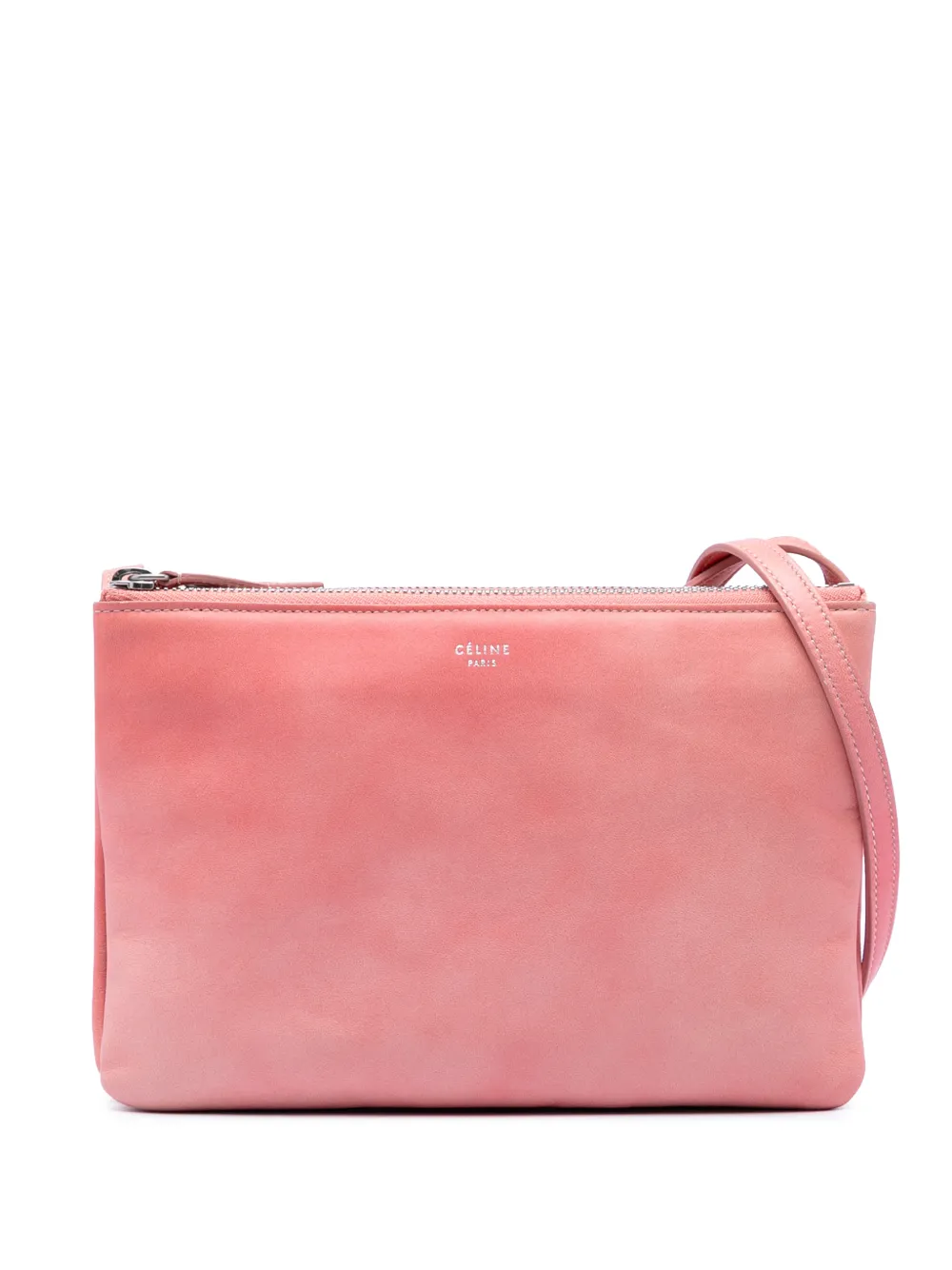 Celine Pre-Owned 2018 Small Lambskin Trio crossbody bag - Rosa