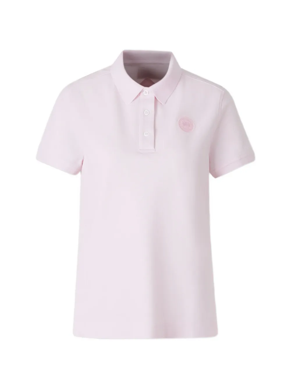 Canada Goose Almira logo-patch polo shirt - Rosa