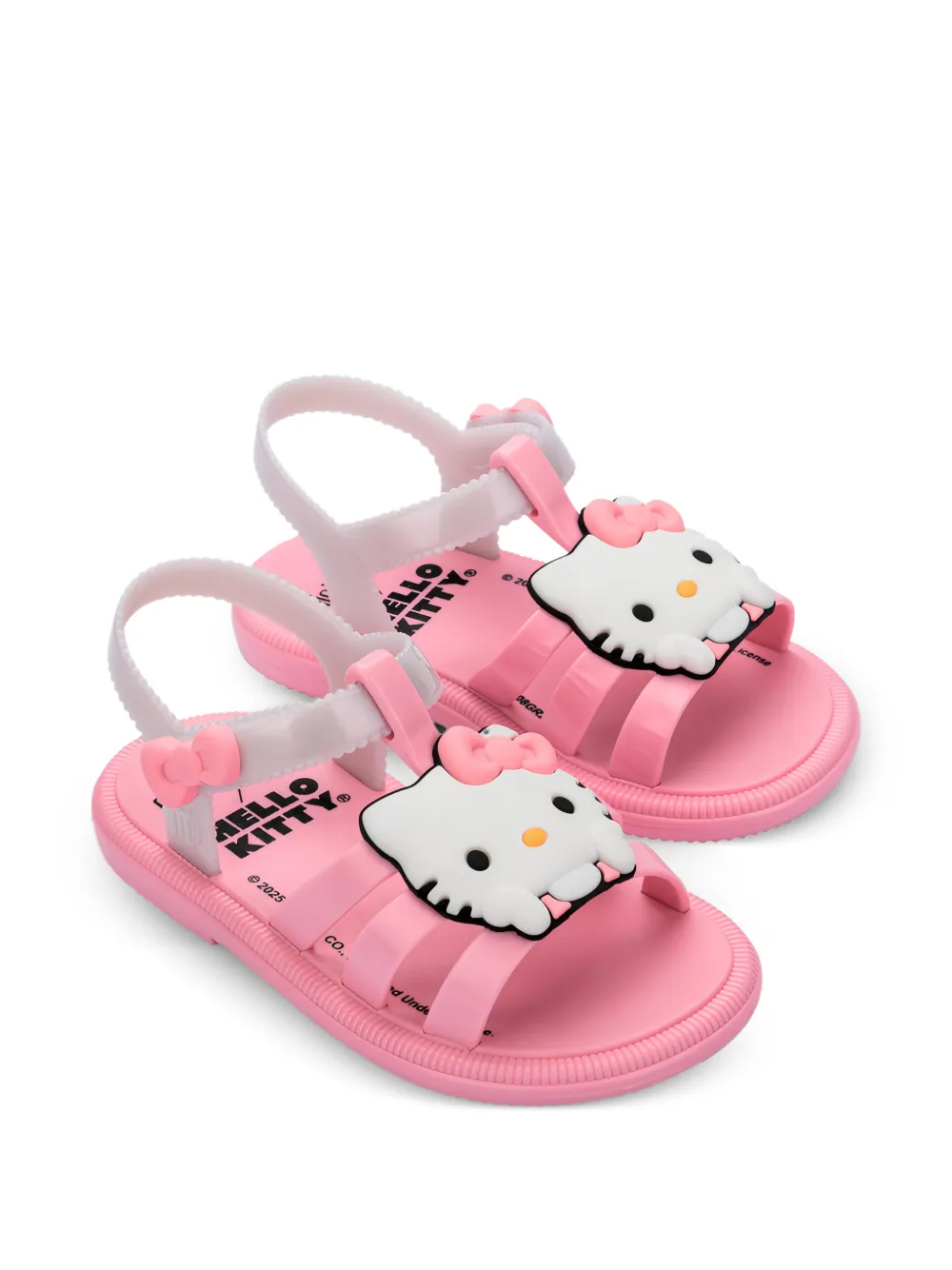  Mini Melissa X Hello Kitty Hip Sandals - Pink 