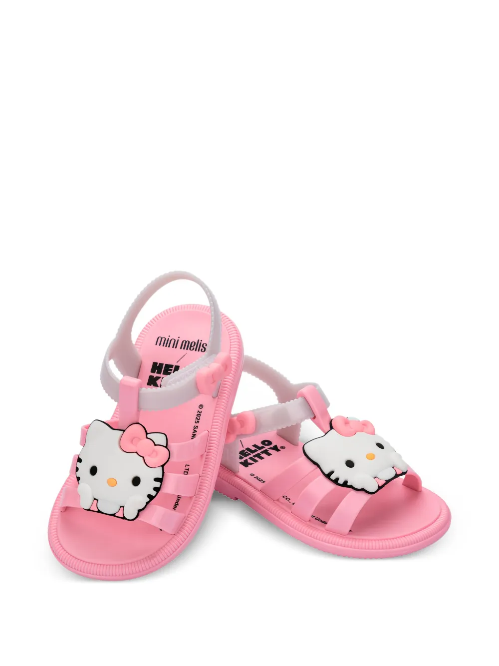  Mini Melissa X Hello Kitty Hip Sandals - Pink 