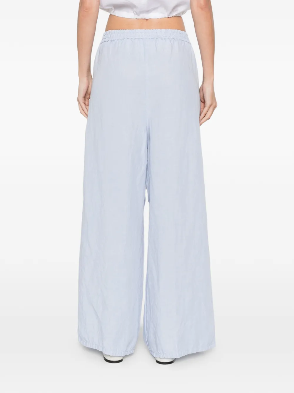 Berwich Broek met trekkoord Blauw