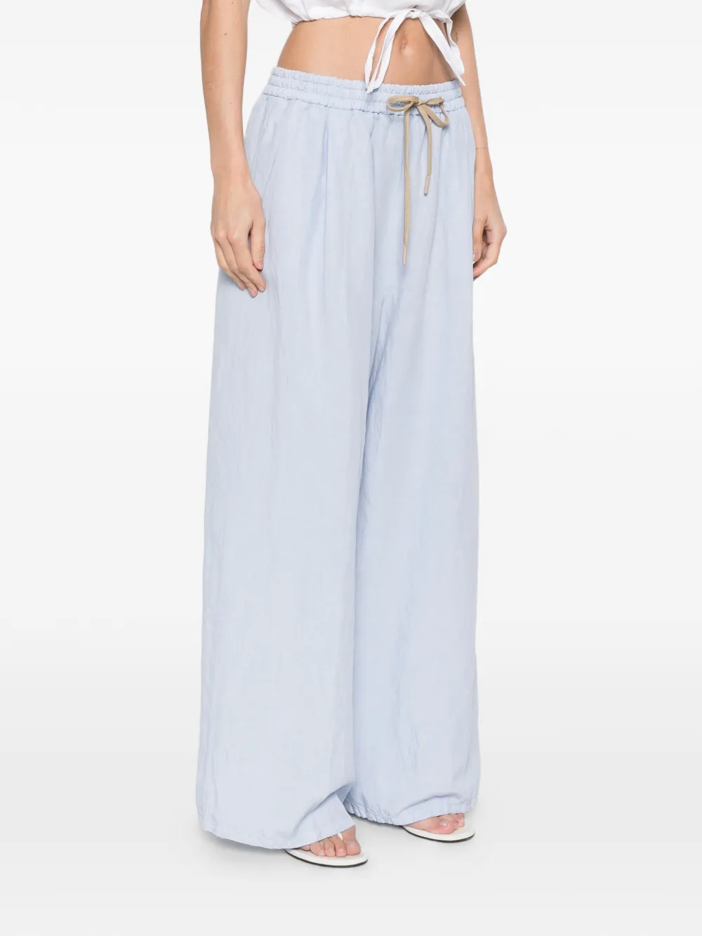  Berwich Drawstring Trousers - Blue 