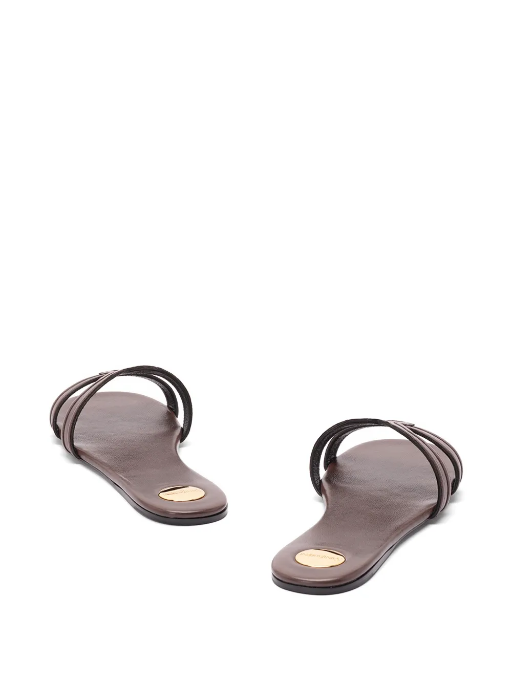 Saint Laurent Mabrouka sandalen Bruin