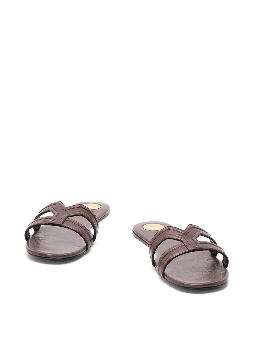 Saint Laurent Mabrouka sandalen Bruin