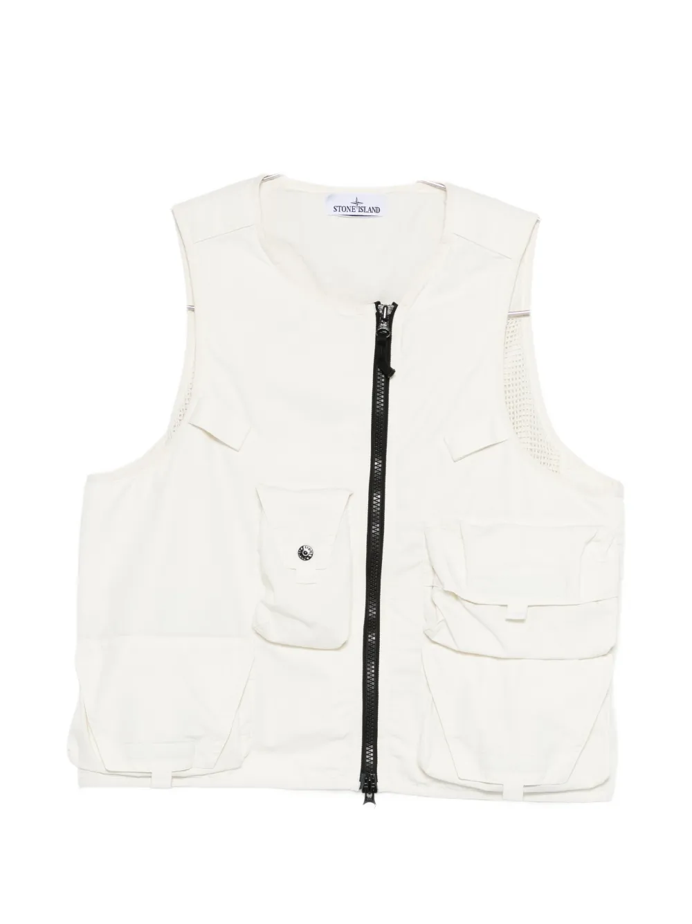 Stone Island zip pocket gilet - Toni neutri