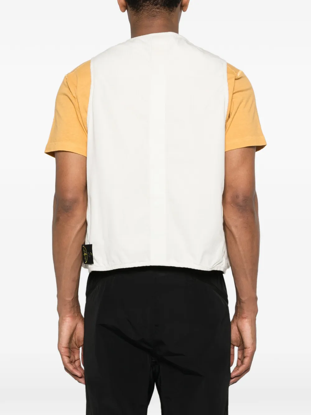 Stone Island Bodywarmer met ritszak Beige