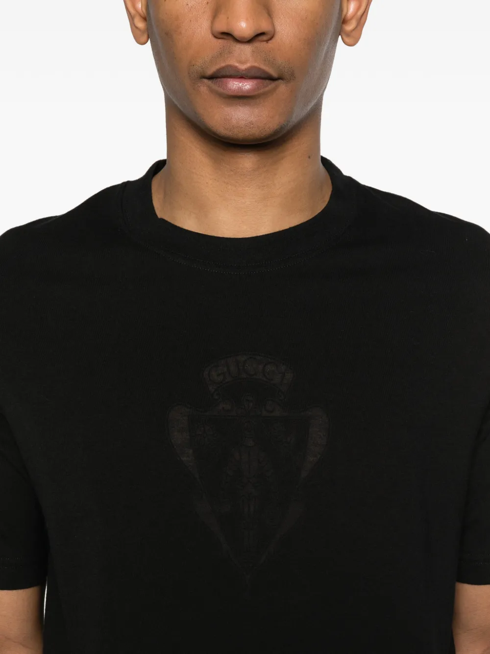 Gucci T-shirt met ronde hals Zwart