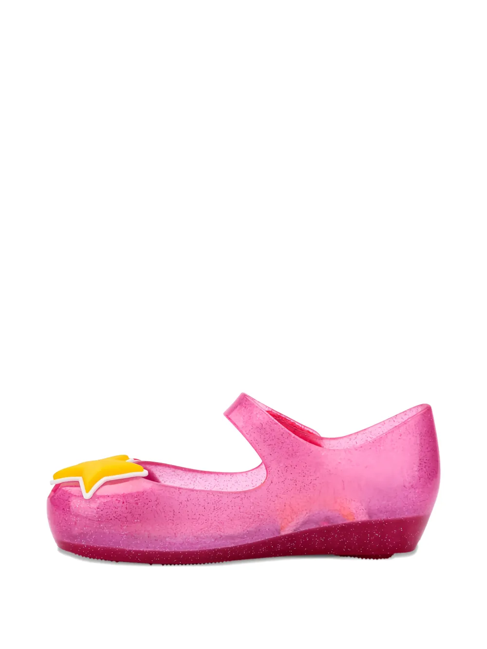 Mini Melissa Ultragirl glitter ballerinas Roze